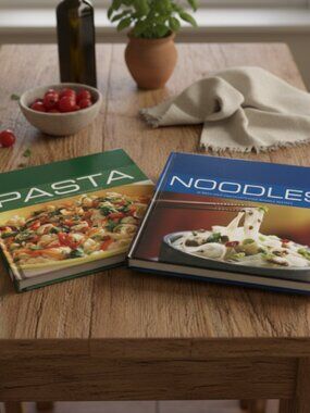 ✨2 Recipe Books Pasta & Noodles - Cook Like a Chef at Home